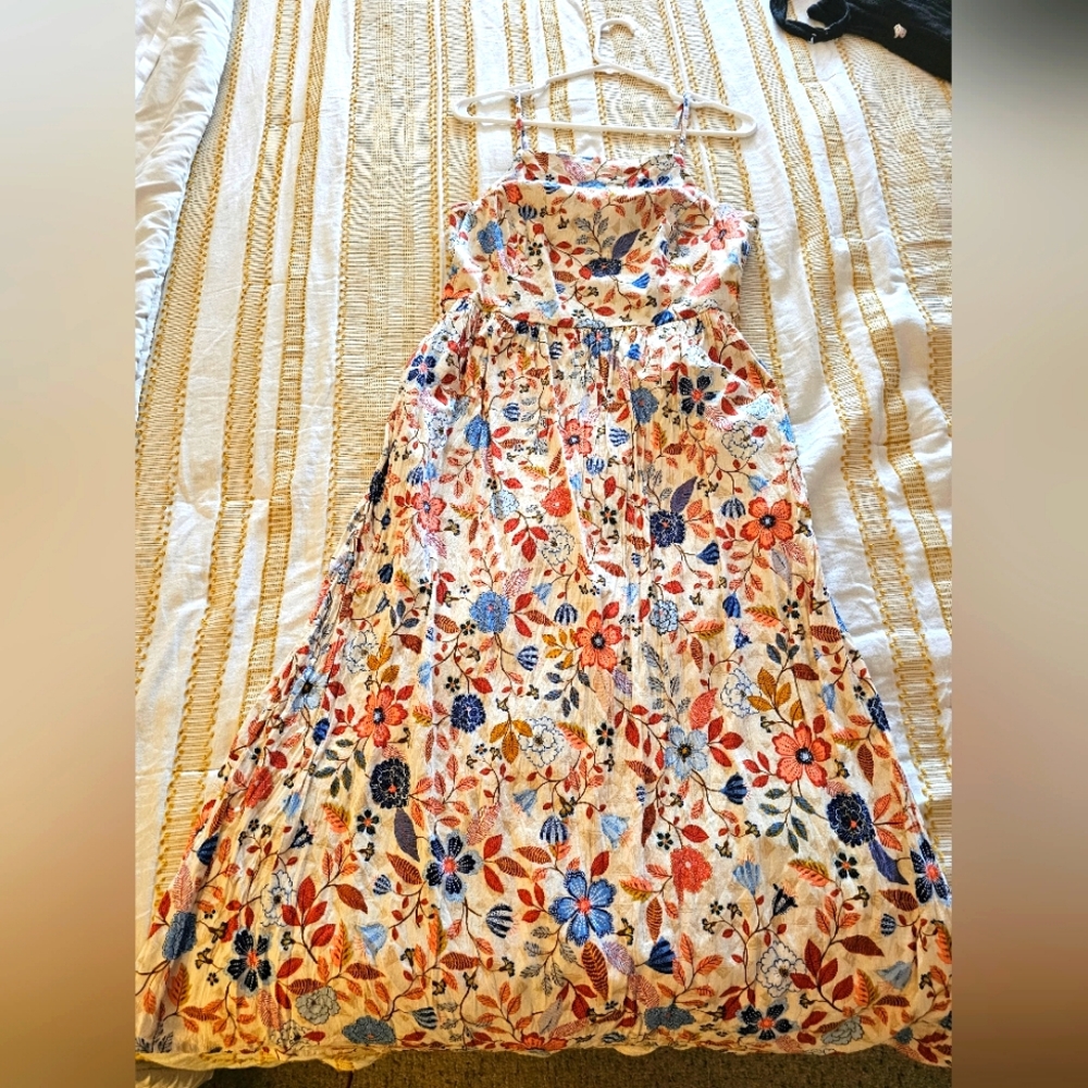 Old Navy Floral Print Dress Size Large
